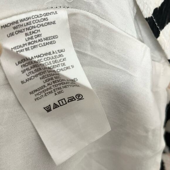 Anthropologie Black and White Zebra Print Dress - Picture 12 of 13